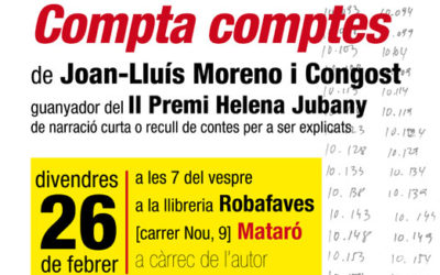 Presentacions del llibre “Compta comptes”, guanyador del II Premi Helena Jubany