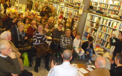 Presentació de “Compta comptes” a la llibreria Robafaves de Mataró