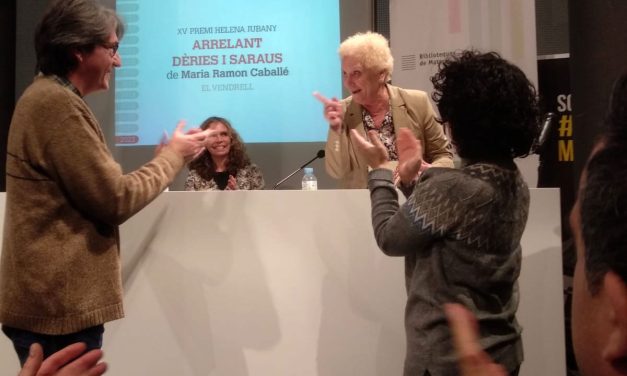 Maria Ramon guanya el 15è Premi Helena Jubany amb l’obra “Arrelant Dèries i Saraus”