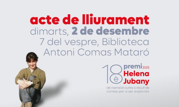 Acte de lliurament del 18è Premi Helena Jubany