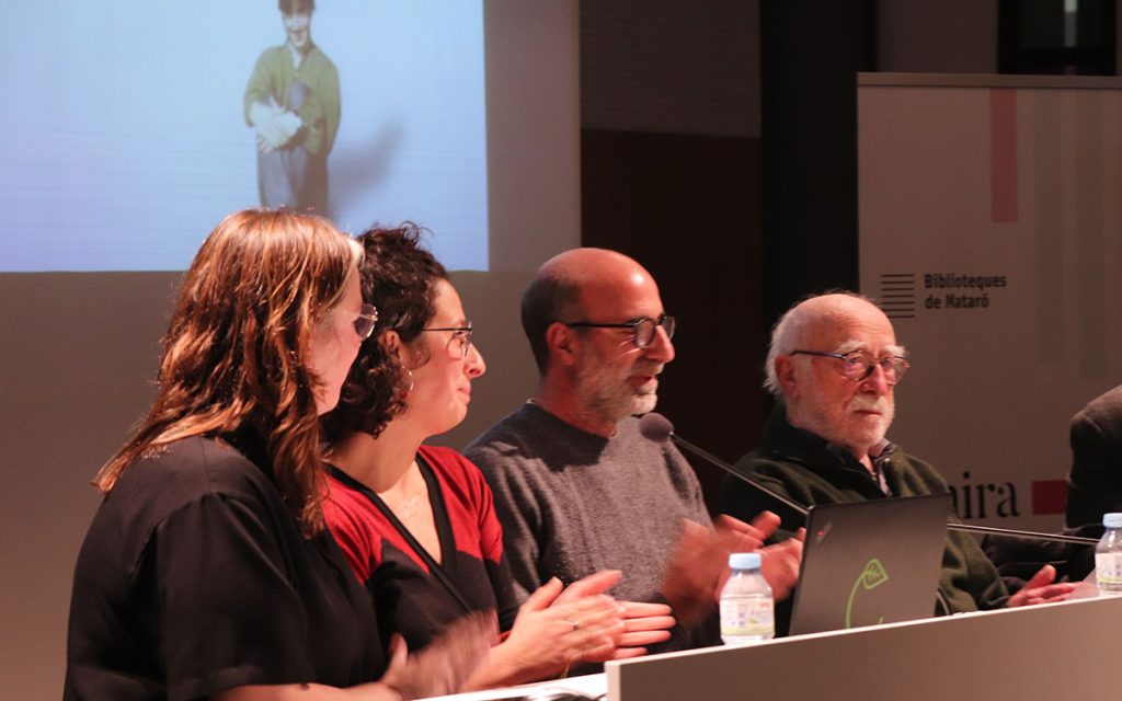 Cosina, germana, germà i pare de l'Helena Jubany [foto Lluís Rugama]